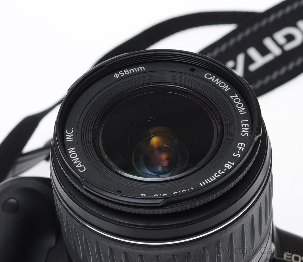 Canon EOS Rebel XTi 10.1MP DSLR Camera w/ 18-55mm f3.5-5.6 Lens [EXC-] - Victory Camera