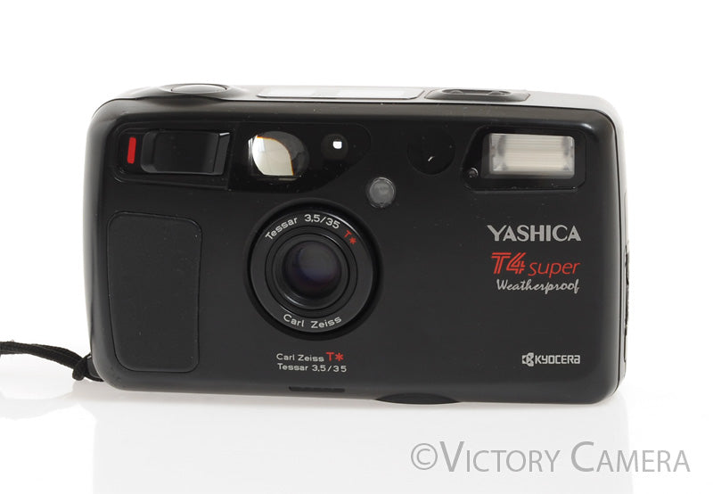 Yashica T4 Super Weatherproof 35mm Film Point &amp; Shoot w/ WLF -Cool-