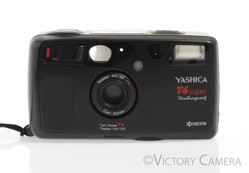 Yashica T4 Super Weatherproof 35mm Film Point &amp; Shoot w/ WLF -Cool-