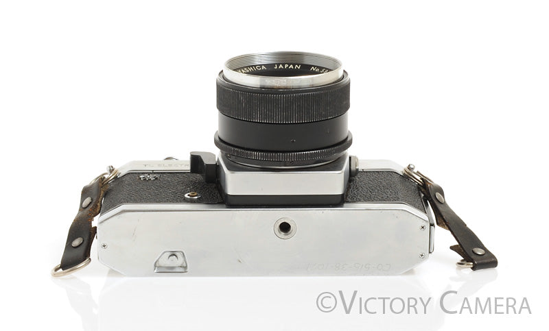 Yashica TL Electro X Chrome 35mm SLR w/ 50mm f1.7 Prime Lens -No Meter- [GOOD] - Victory Camera