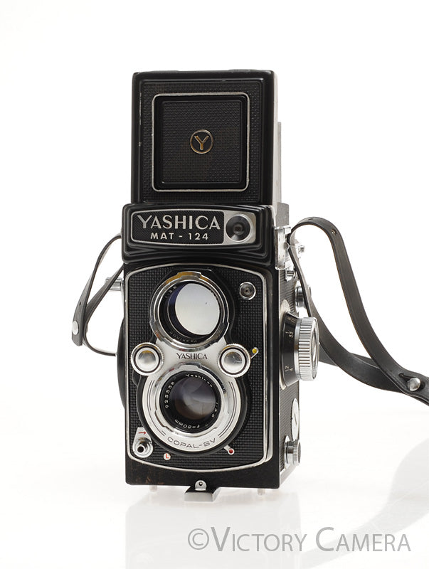 Yashicamat Yashica Mat 124 6x6 TLR Camera w/ 80mm f3.5 Lens -No Meter- [EXC-] - Victory Camera