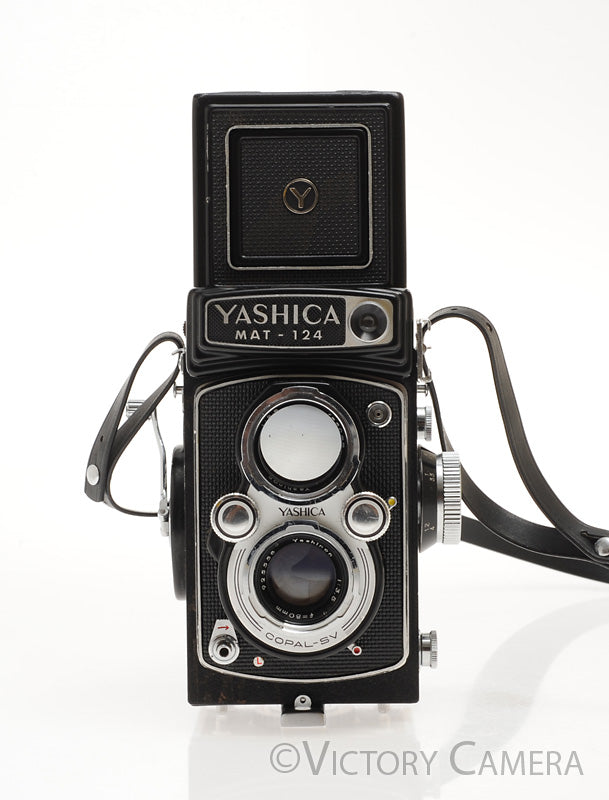 Yashicamat Yashica Mat 124 6x6 TLR Camera w/ 80mm f3.5 Lens -No Meter- [EXC-] - Victory Camera