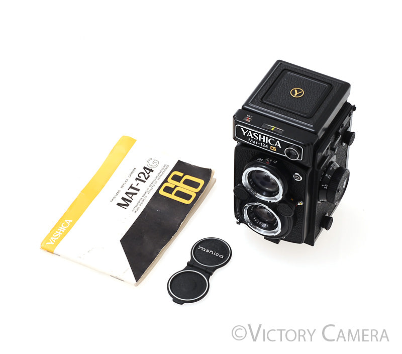 Yashica Yashicamat 124G 124 G Medium Format TLR Camera -New Seals- [EXC+] - Victory Camera