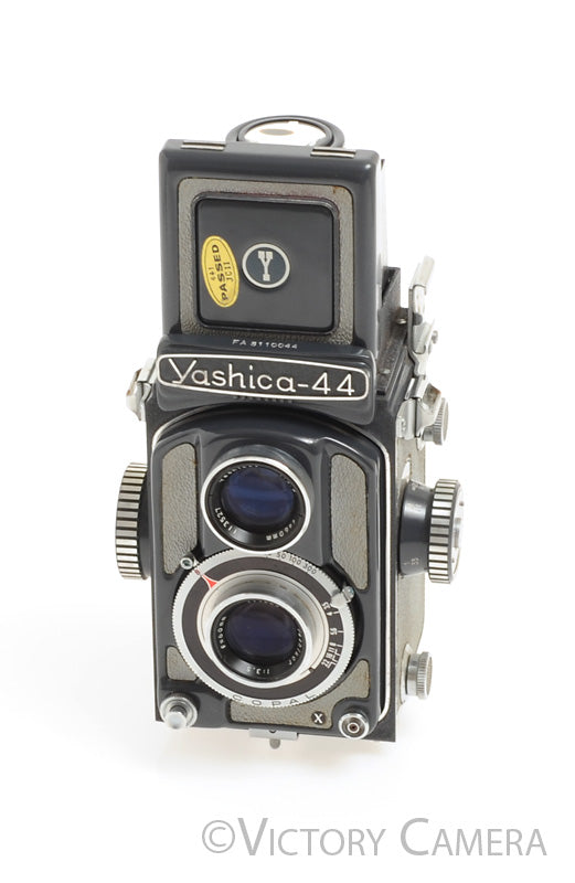Yashica 44 Baby 4x4 TLR Camera w/ Leather Eveready Case  [EXC+] - Victory Camera