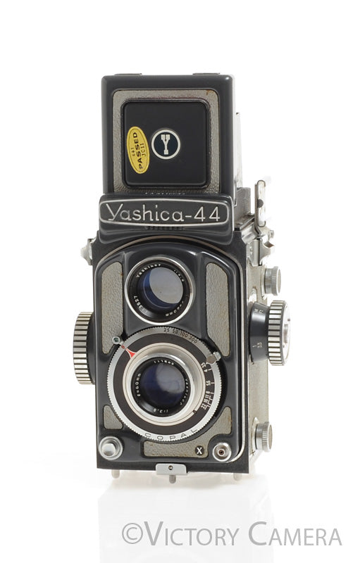 Yashica 44 Baby 4x4 TLR Camera w/ Leather Eveready Case  [EXC+] - Victory Camera