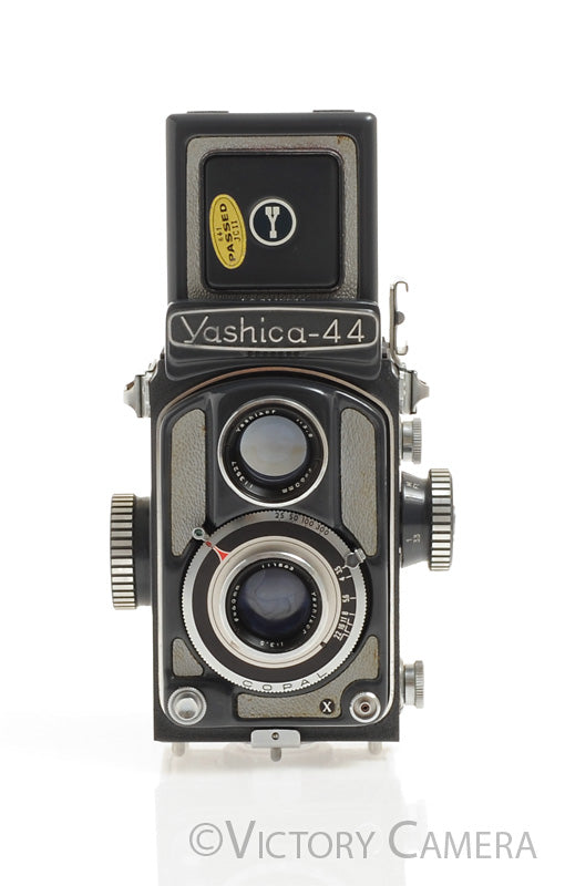Yashica 44 Baby 4x4 TLR Camera w/ Leather Eveready Case  [EXC+] - Victory Camera