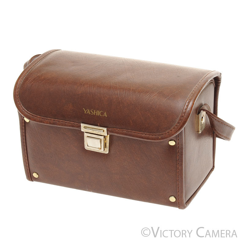 Leather Yashica Camera Bag Brown [EXC] - Victory Camera