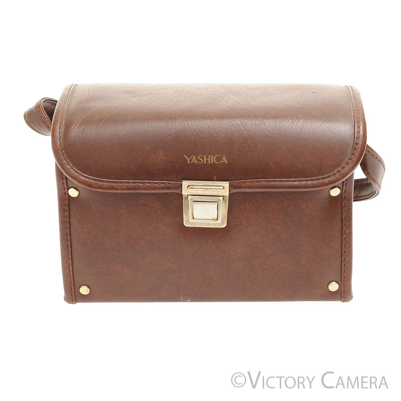 Leather Yashica Camera Bag Brown [EXC] - Victory Camera