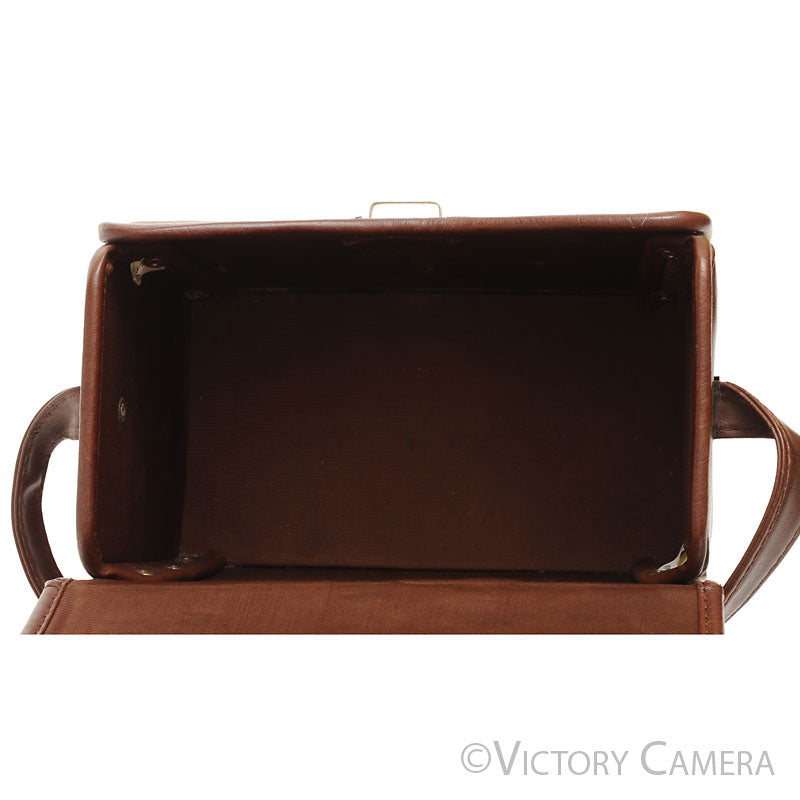 Leather Yashica Camera Bag Brown [EXC] - Victory Camera