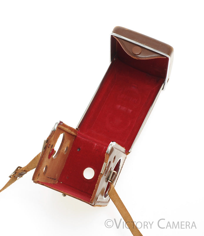 Genuine Yashica-Mat Brown Ever Ready Case [EXC-] - Victory Camera
