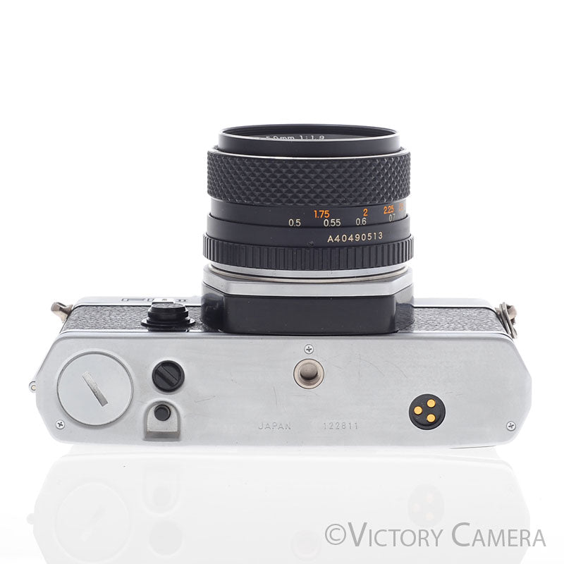 Yashica FR II Chrome 35mm SLR Camera w/ 50mm f1.9 Lens [EXC-] - Victory Camera