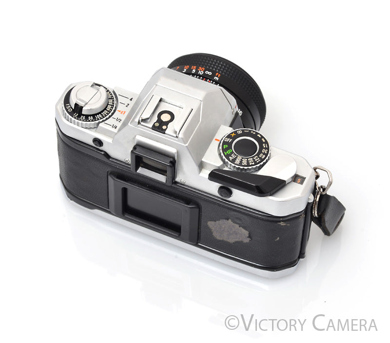 Yashica FX-103 Program Chrome 35mm SLR Camera w/ 50mm f1.9 Lens  [EXC-]