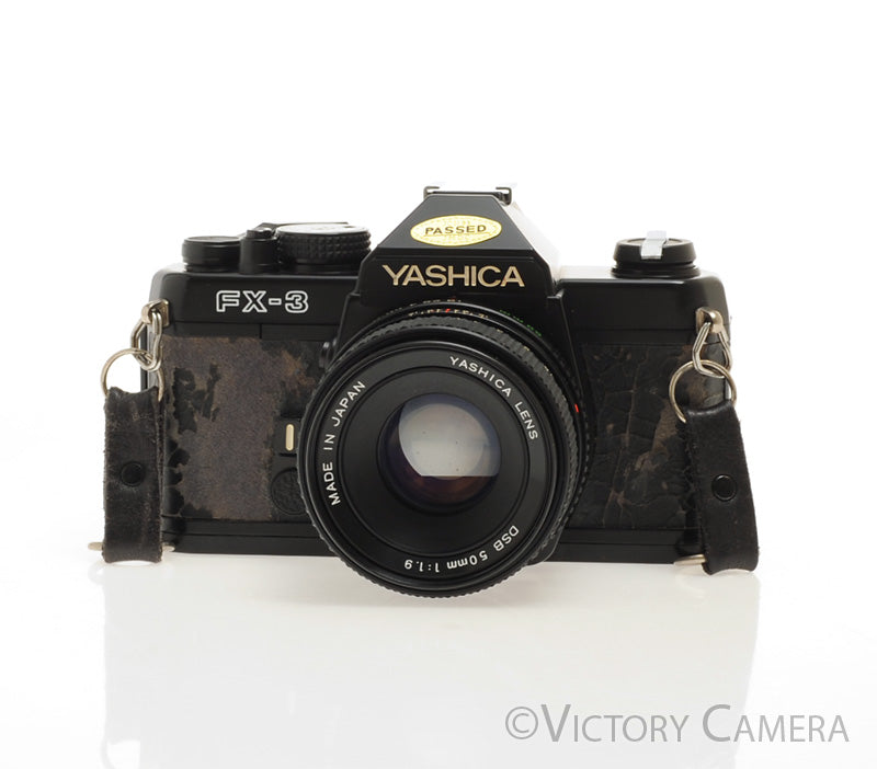 Yashica FX-3 Back 35mm SLR Camera w/ 50mm f1.9 Lens  [EXC-] - Victory Camera