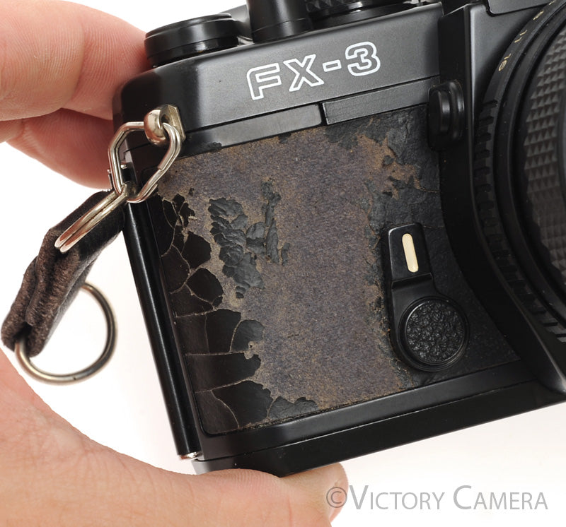Yashica FX-3 Back 35mm SLR Camera w/ 50mm f1.9 Lens  [EXC-]