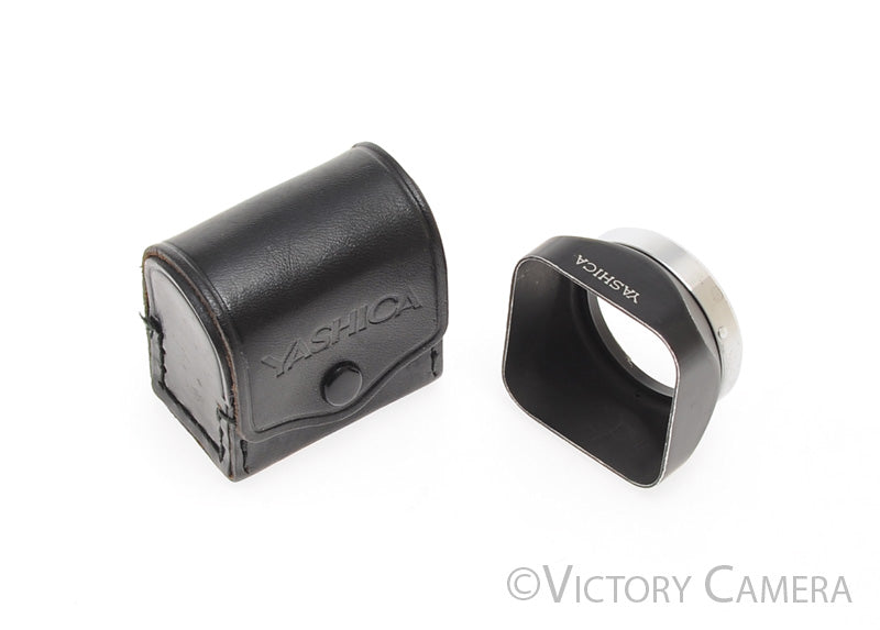 Yashica Black Metal Lens Shade / Hood for Rollei Bay I w/ Case [EXC] - Victory Camera