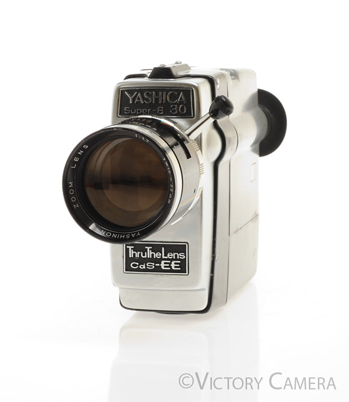 Yashica Super-8 30 Super 8mm Film Camera w/ 10-30mm f1.7 Zoom Lens  [EXC] - Victory Camera