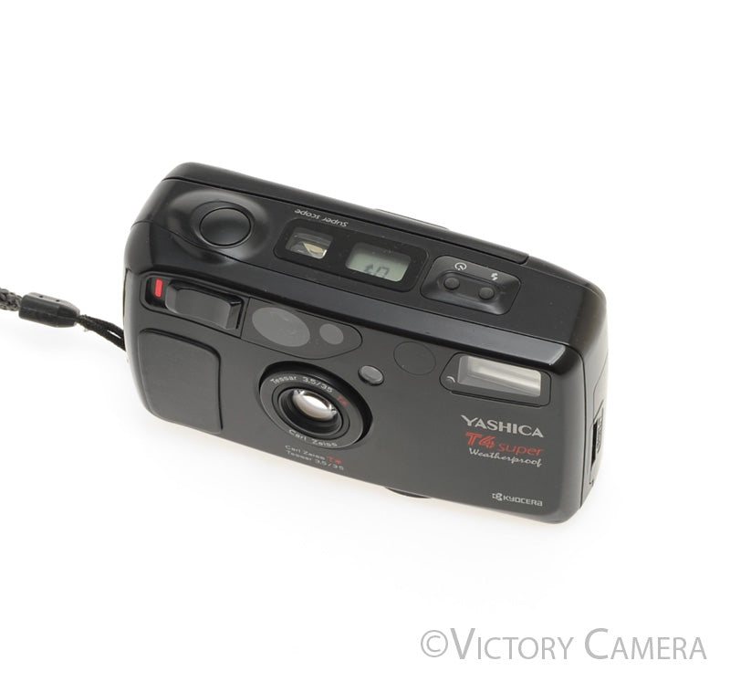 Yashica T4 Super Weatherproof 35mm Film Point &amp; Shoot w/ WLF  [EXC+] - Victory Camera