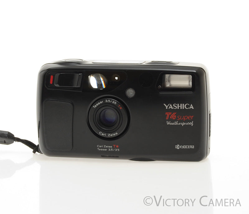 Yashica T4 Super Weatherproof 35mm Film Point & Shoot w/ WLF [EXC+]