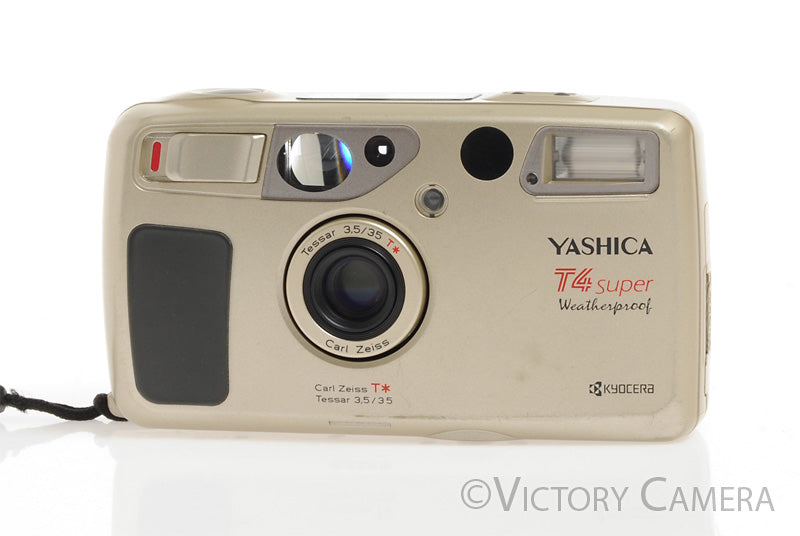 Yashica T4 Super Weatherproof 35mm Film Point & Shoot w/ WLF -Cool- [EXC] - Victory Camera