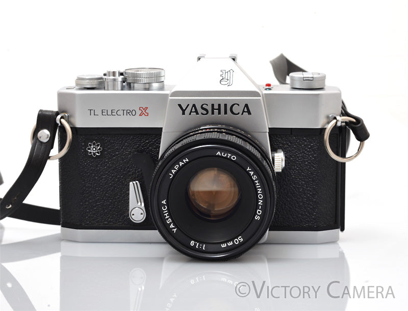 Yashica TL Electro X Chrome 35mm SLR w/ 50mm f1.7 Prime Lens [GOOD]