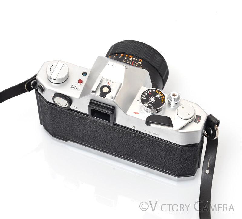Yashica TL Electro X Chrome 35mm SLR w/ 50mm f1.7 Prime Lens [GOOD]