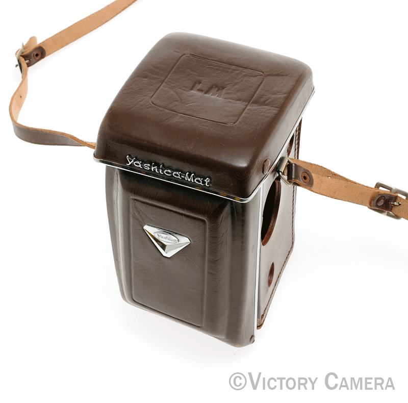 Genuine Yashica-Mat Brown Ever Ready Case [EXC] - Victory Camera