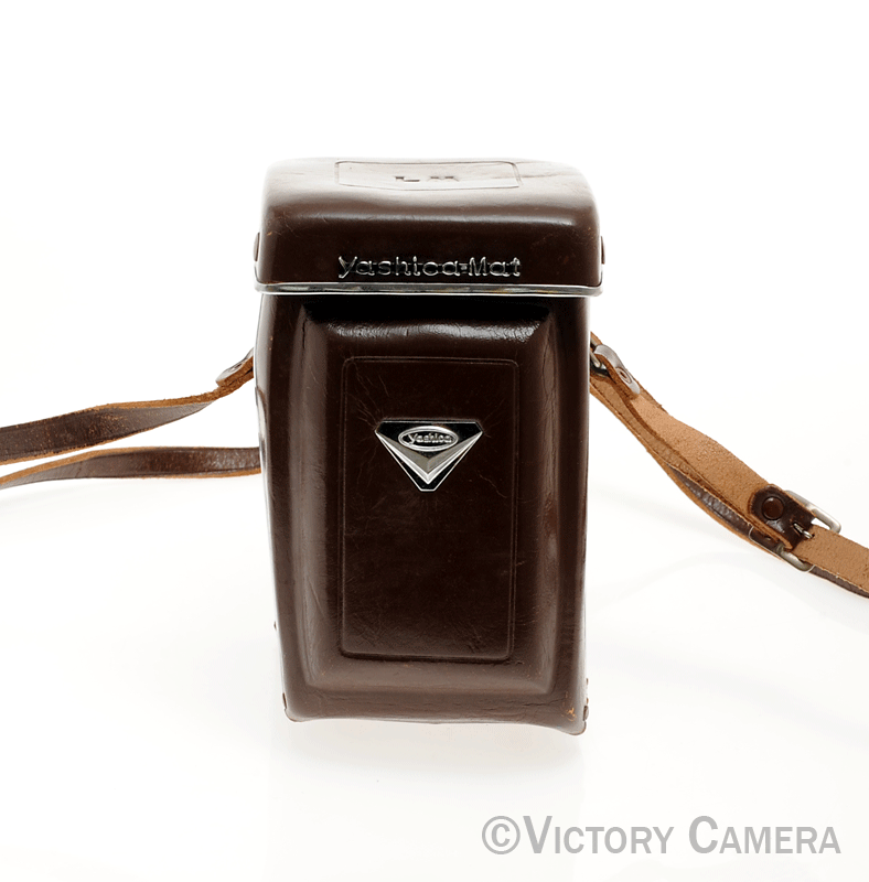 Genuine Yashica-Mat Brown Ever Ready Case [EXC] - Victory Camera