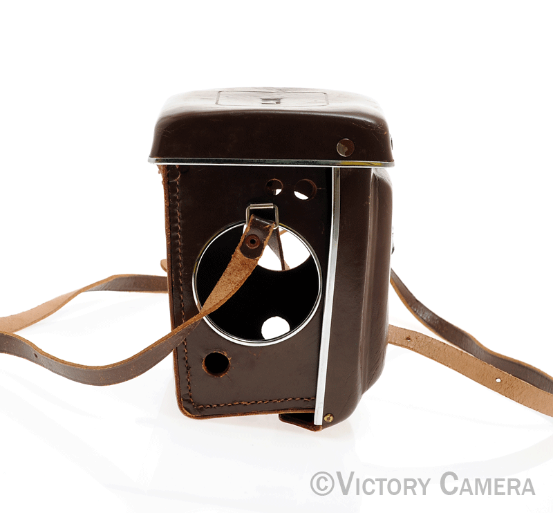 Genuine Yashica-Mat Brown Ever Ready Case [EXC] - Victory Camera