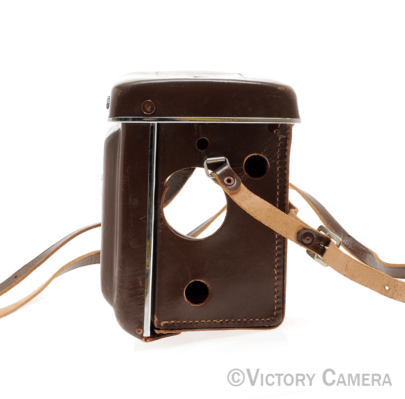 Genuine Yashica-Mat Brown Ever Ready Case [EXC] - Victory Camera