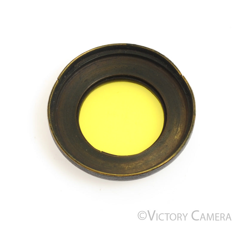 Leica FILGE Belbilter 3 Yellow Filter Slip-On for 5cm & 3.5cm Elmar [EXC-] - Victory Camera
