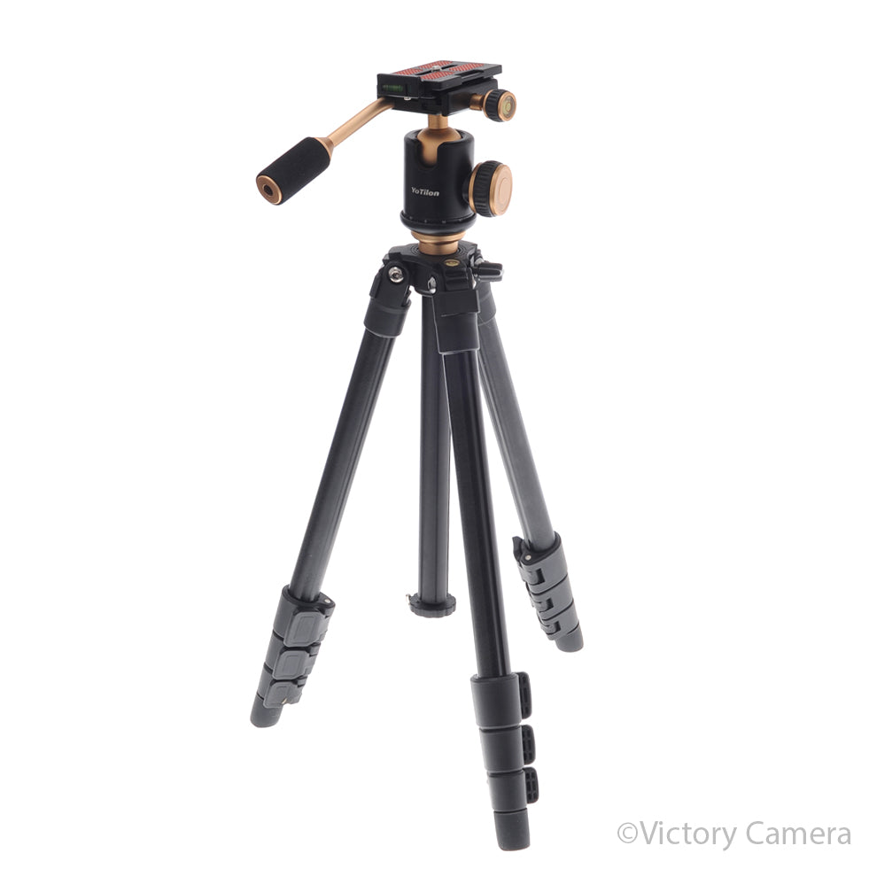 YoTilon Aluminum Tripod w/ Ball Head Arca Style QR Plate [EXC+] - Victory Camera
