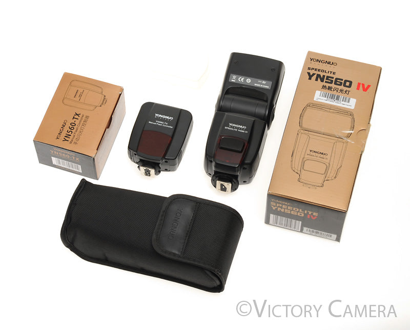 Yongnuo Speedlite YN560 IV Flash w/ YN560-TX Trigger  for Canon - Victory Camera