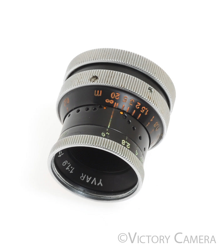 Kern-Paillard YVAR 13mm f1.9 AR D Mount 8mm Cine Lens [EXC] - Victory Camera