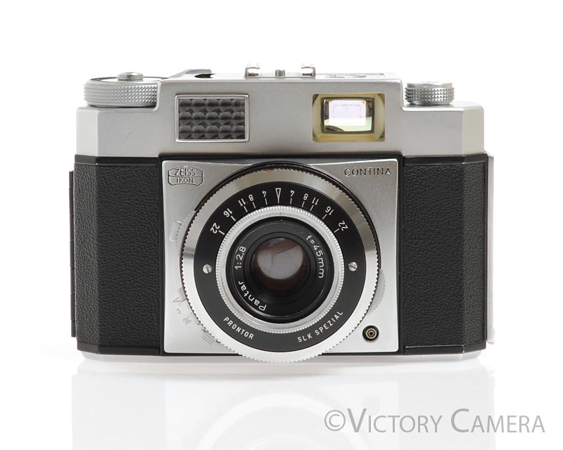 Zeiss Ikon Contina 35mm Camera w/ 45mm f2.8 Lens -Jammed, As is- - Victory Camera