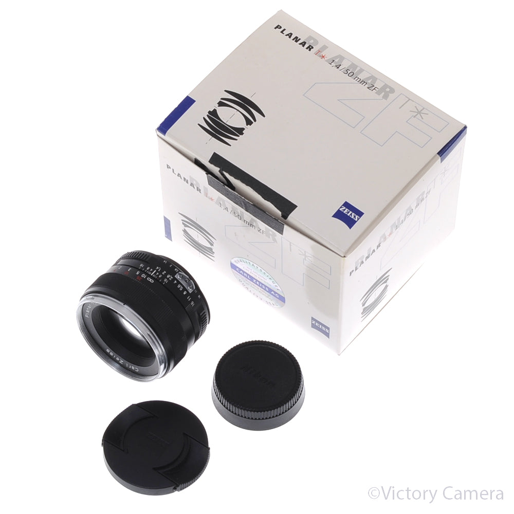 Carl Zeiss 50mm f1.4 Planar ZF T* for Nikon F Mount [EXC+] - Victory Camera