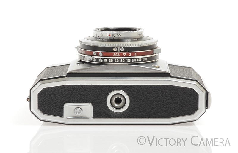 Zeiss Ikon Contina 35mm Camera w/ 45mm f2.8 Lens -Jammed, As is- - Victory Camera