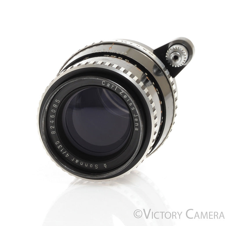 Carl Zeiss 135mm f4 Telephoto Prime Lens for Exakta w/ Button  [EXC+] - Victory Camera
