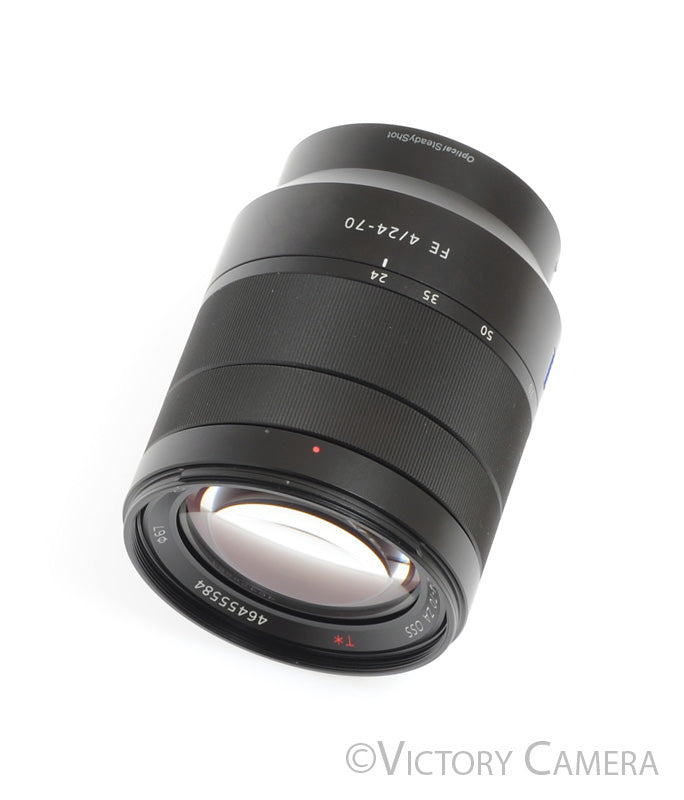 Sony Zeiss Vario-Tessar FE 24-70mm f4 T* E Mount Full Frame Zoom Lens