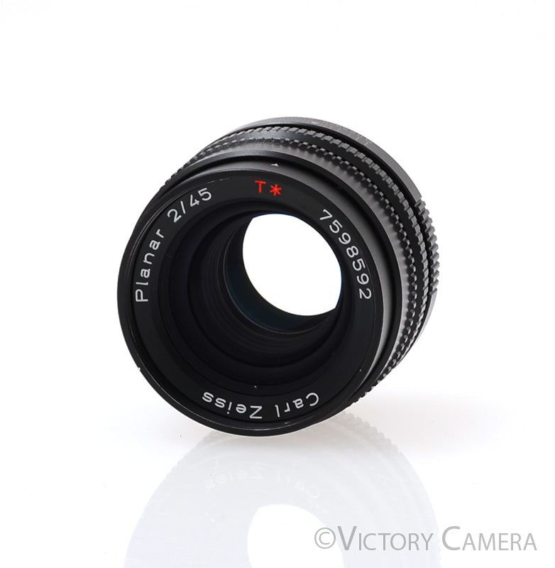 Contax Carl Zeiss Planar 45mm f2 Leica M Mount Lens - Cool- [EXC] - Victory Camera