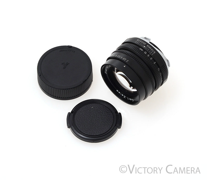 Contax Carl Zeiss Planar 45mm f2 Leica M Mount Lens - Cool- [EXC] - Victory Camera
