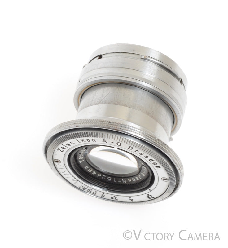 Zeiss Ikon A-G Dresden 5cm 50mm f2.8 Tessar Lens for Contax Rangefinder [EXC-] - Victory Camera