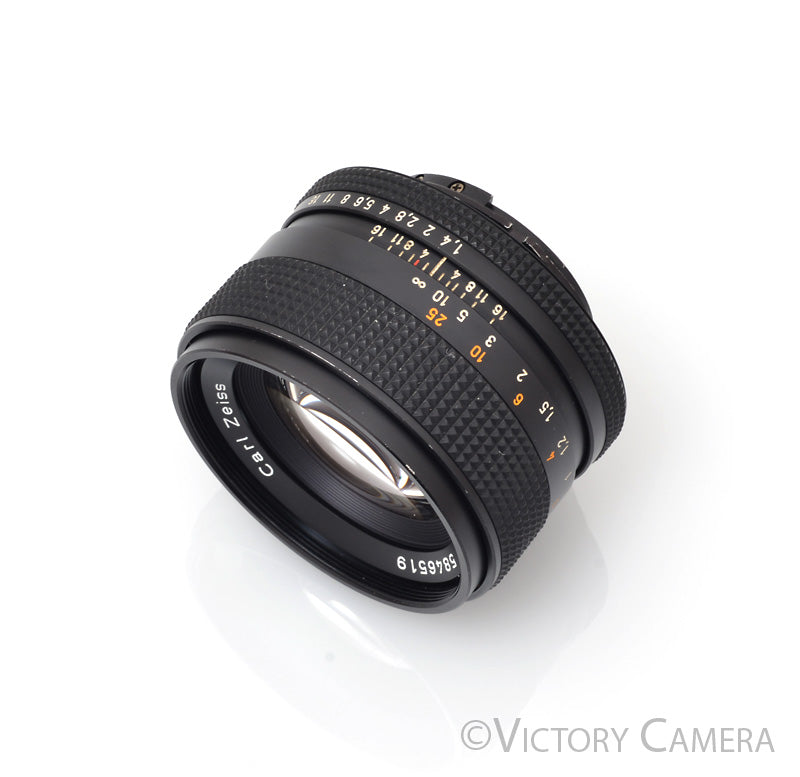 Carl Zeiss Planar T* 50mm f1.4 Prime Lens for Contax / Yashica [EXC] - Victory Camera