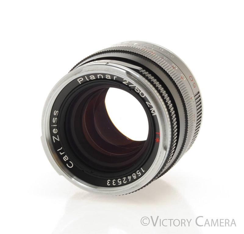 Zeiss Planar 50mm f2 ZM T* Black Prime Lens for Leica M Mount [EXC]