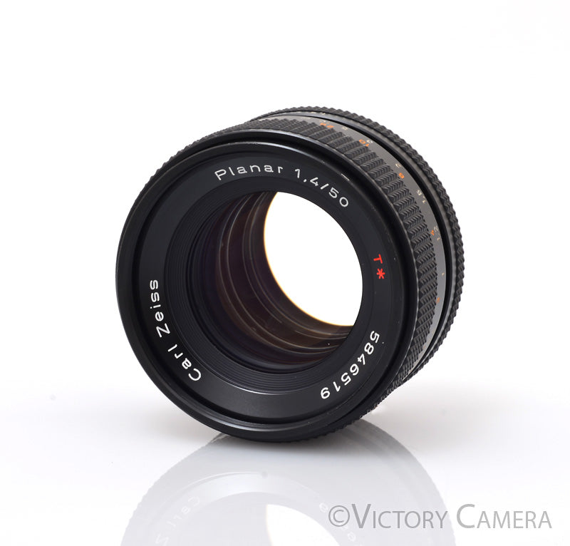 Carl Zeiss Planar T* 50mm f1.4 Prime Lens for Contax / Yashica [EXC] - Victory Camera