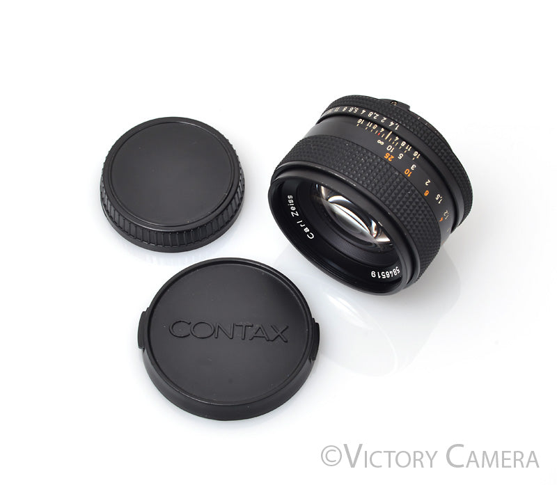 Carl Zeiss Planar T* 50mm f1.4 Prime Lens for Contax / Yashica [EXC] - Victory Camera