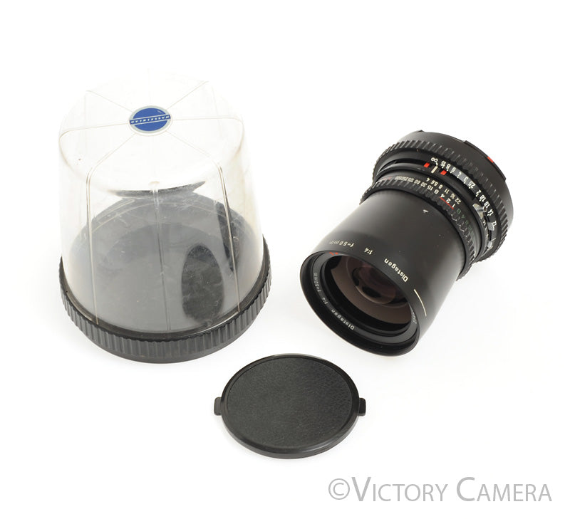 Hasselblad 50mm f4.0 Distagon Black C T* Wide Lens w/ Bubble [EXC+] - Victory Camera