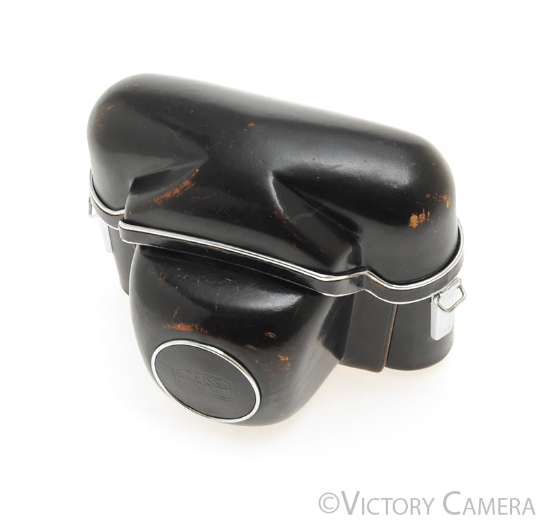 Zeiss Ikon Contarex "Bullseye" Camera Everready Case Black [EXC-] - Victory Camera