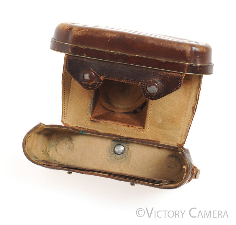 Contax Genuine Brown Leather Ever Ready Case for III Rangefinder [EXC-] - Victory Camera
