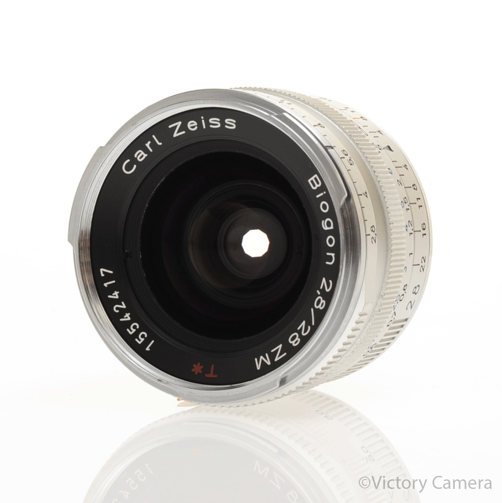 Carl Zeiss Biogon 28mm f/2.8 レンズ【ZMマウント】 Zeiss Biogon 28mm f2.8 T* ZM Chrome Wide Angle Lens for Leica M [EXC-]
