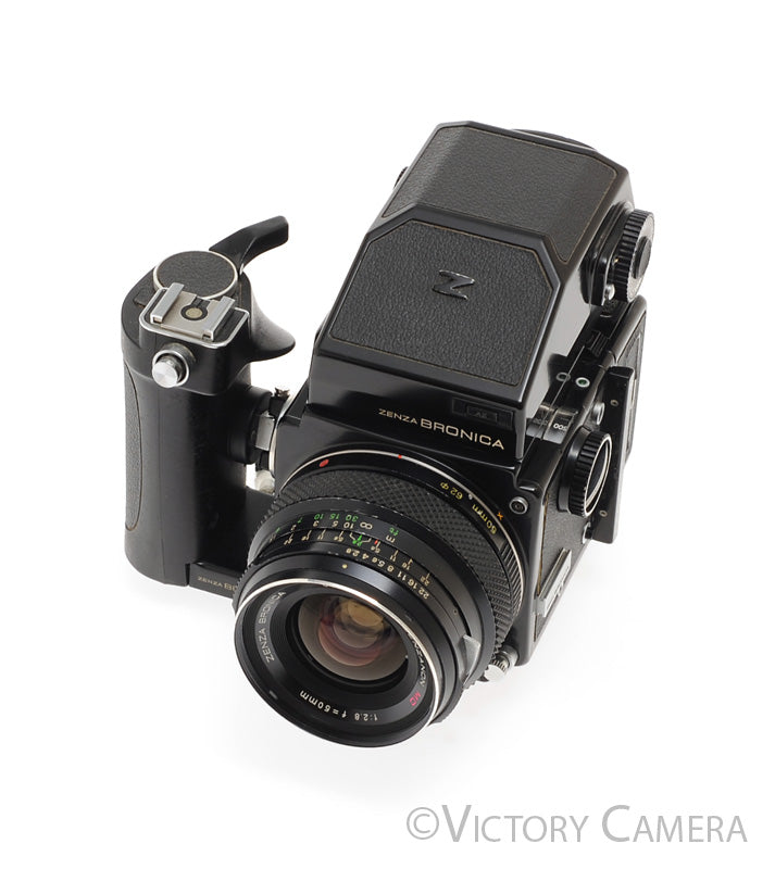 Zenza Bronica ETR Camera w/ 50mm f2.8 Lens 120 Back [EXC-] - Victory Camera
